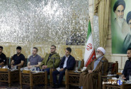 حضور قهرمانان جهان در حرم امام رضا(ع)