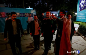 سردار سلیمانی از نمایشگاه توانمندی‌های مجموعه‌های اعتکافی بازدید کرد