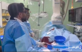 عمل موفقیت‌آمیز آنژیوپلاستی شریان مثانه در خرم‌آباد انجام شد