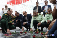 مراسم غبارروبی قبور مطهر شهدای خلیج فارس برگزار شد