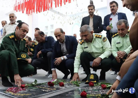 مراسم غبارروبی قبور مطهر شهدای خلیج فارس برگزار شد