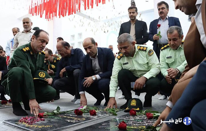 مراسم غبارروبی قبور مطهر شهدای خلیج فارس برگزار شد