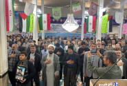 مراسم یادواره شهدای روستای سیلتان در شهر توپ آغاج