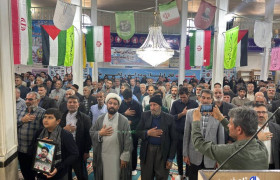 مراسم یادواره شهدای روستای سیلتان در شهر توپ آغاج