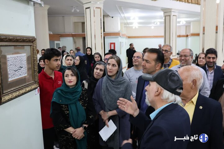 نمایشگاه خوشنویسی «یاد یار مهربان» در شهرکرد گشایش یافت