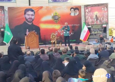 یادواره شهید مدافع حرم «روح الله طالبی» در کشکسرای مرند برگزار شد