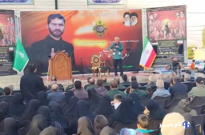 یادواره شهید مدافع حرم «روح الله طالبی» در کشکسرای مرند برگزار شد