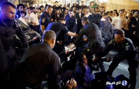 یک کشته در تظاهرات شهرکنشینان «حریدی» در قدس اشغالی+ فیلم