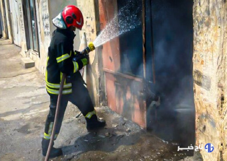 آتش‌سوزی در شرکت ام دی اف شوش مهار شد