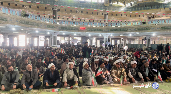 اجتماع بزرگ بسیجیان به مناسبت روز بسیج