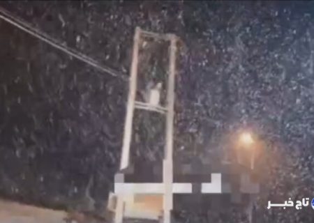 اولین برف پاییزی در گردنه چری شهرستان کوهرنگ