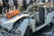 تصادف مرگبار وانت و تریلی در اتوبان شهید هاشمی