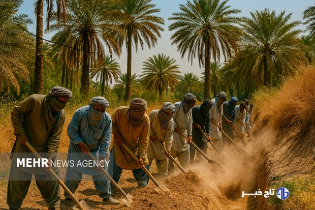 حشر و مدد؛ سنت‌ زیبای همدلی کشاورزان بلوچستان و بلوچستان