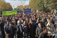 راهپیمایی ۱۳ آبان در شهرستان ازنا