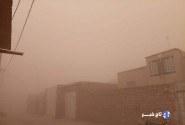 طوفان گرد و غبار دلگان را درنوردید