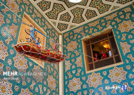 مانور «امداد و نجات» در حرم مطهر شاهچراغ(ع)