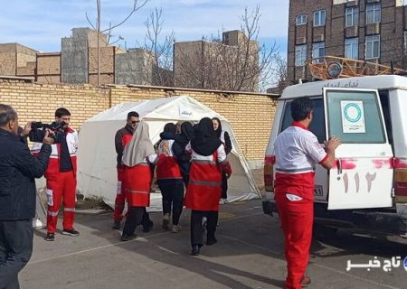 مانور زلزله و ایمنی در مدارس شهرستان مشگین شهر برگزار شد