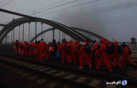 مخالفان صادرات سلاح به تل‌آویو در آلمان مسیر قطار را بستند