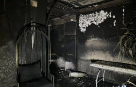 نجات هشت نفر از میان شعلههای ساختمان اداری در بزرگراه ستاری