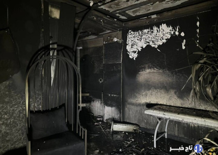 نجات هشت نفر از میان شعله‌های ساختمان اداری در بزرگراه ستاری