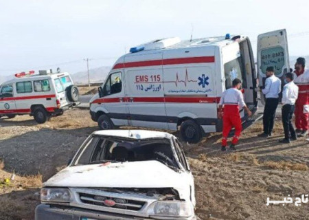 واژگونی خودرو پراید در محور اراک – سلفچگان ۵ مصدوم برجا گذاشت