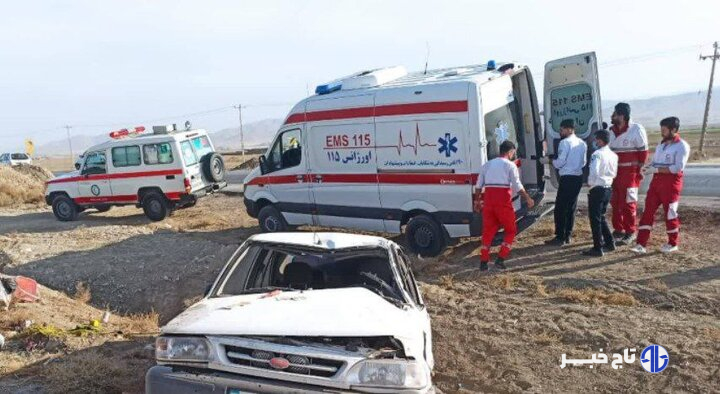 واژگونی خودرو پراید در محور اراک – سلفچگان ۵ مصدوم برجا گذاشت