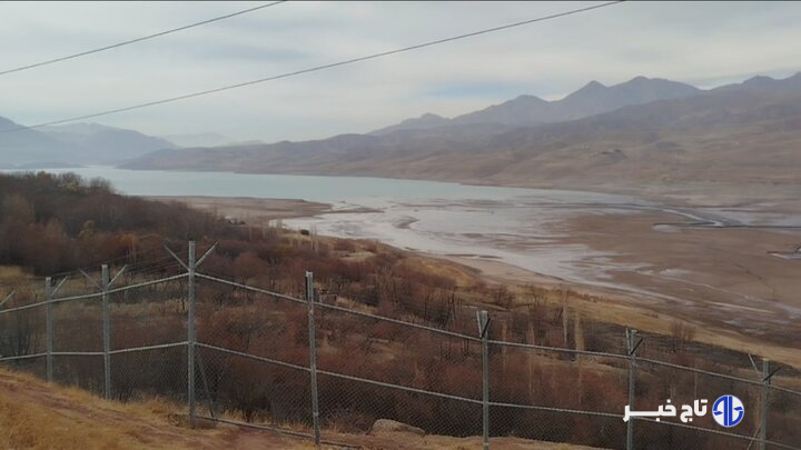 وضعیت ذخیره آب در سد طالقان