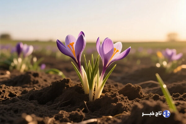 کشت زعفران در کردستان به ۱۰۰ هکتار رسید؛ طلای سرخ نماد پویایی کشاورزی