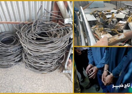 ۵۰ سارق تجهیزات شبکه توزیع نیروی برق در فارس دستگیر شدند