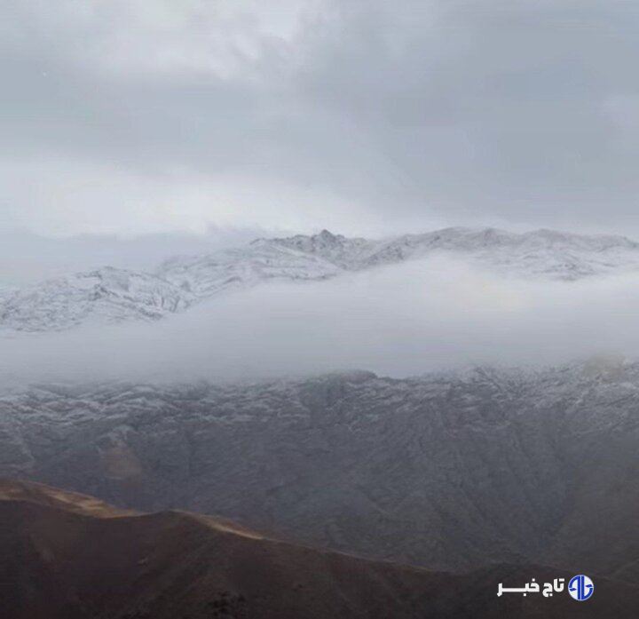 بارش اولین برف پاییزی در روستاهای شهرستان طالقان