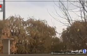 رگبار تگرگ در خرمآباد