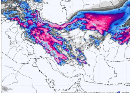 هشدار قرمز برای یک استان؛ ورود موج گسترده برف و باران به ۲۲ استان کشور