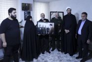 دیدار سردار صفوی با خانواده سرلشکر شهید حاجیزاده