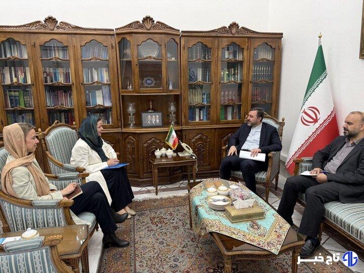 دیدار هماهنگکننده مقیم سازمان ملل متحد در تهران با غریب آبادی