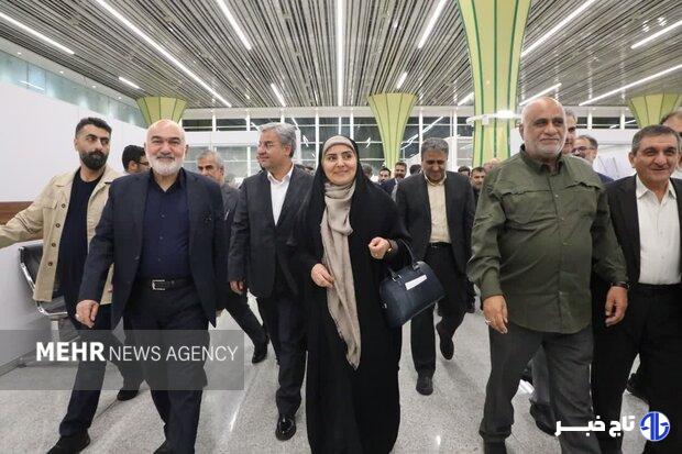 وزیر راه و شهرسازی وارد خوزستان شد